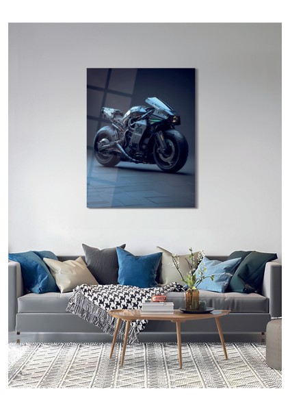 Fütüristik Kawasaki Cam Tablo - Mod083