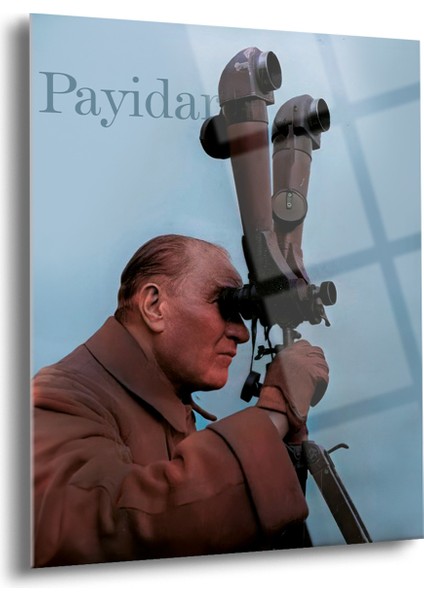 Atatürk Cam Tablo - Cam Tablolar - Atatürk Tablo - Atatürk Portresi - Atatürk Tablosu - Ata012