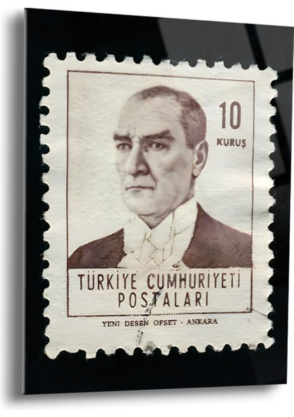Atatürk Cam Tablo - Cam Tablolar - Atatürk Tablo - Atatürk Portresi - Atatürk Tablosu - Ata075