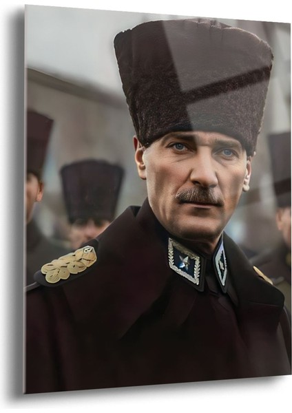 Atatürk Cam Tablo - Cam Tablolar - Atatürk Tablo - Atatürk Portresi - Atatürk Tablosu - Ata094