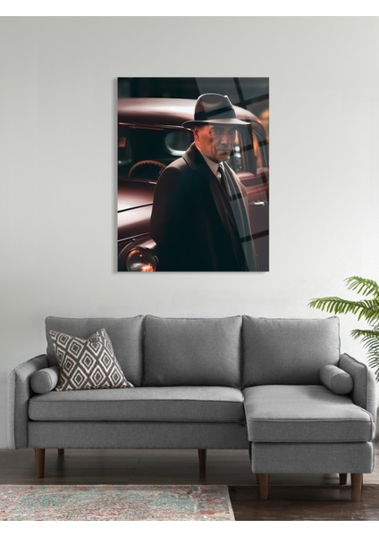 Atatürk Cam Tablo - Cam Tablolar - Atatürk Tablo - Atatürk Portresi - Atatürk Tablosu - Ata074