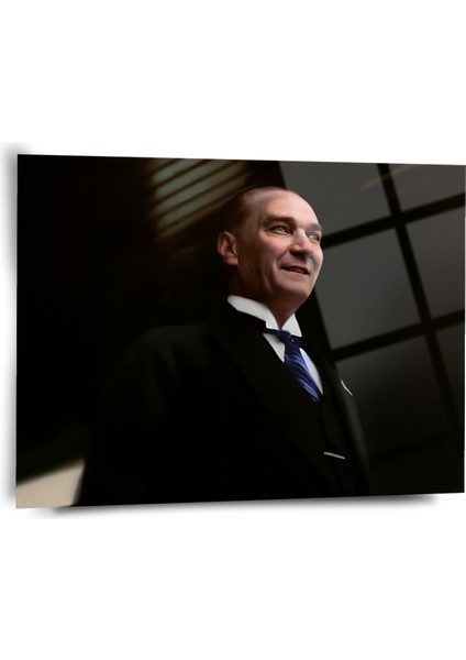Atatürk Cam Tablo - Cam Tablolar - Atatürk Tablo - Atatürk Portresi - Atatürk Tablosu - Ata039
