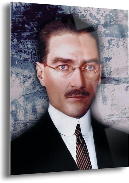 Atatürk Cam Tablo - Cam Tablolar - Atatürk Tablo - Atatürk Portresi - Atatürk Tablosu - Ata021