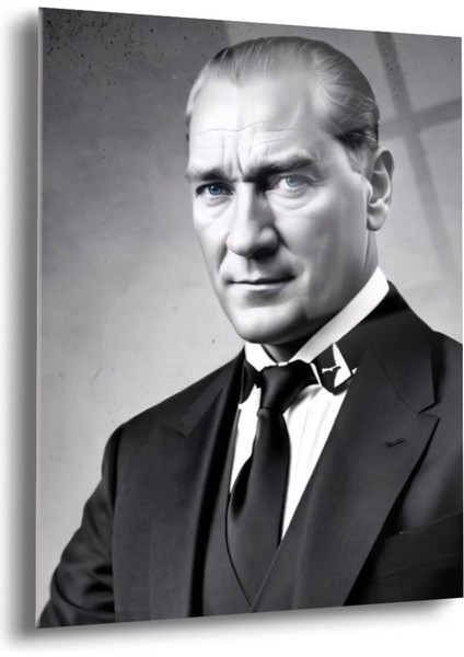 Atatürk Cam Tablo - Cam Tablolar - Atatürk Tablo - Atatürk Portresi - Atatürk Tablosu - ATA041