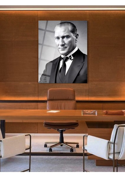 Atatürk Cam Tablo - Cam Tablolar - Atatürk Tablo - Atatürk Portresi - Atatürk Tablosu - ATA041