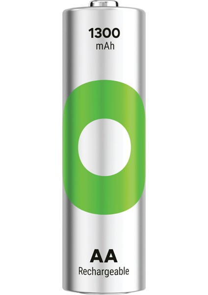 Batteries ReCyko 1300 AA Kalem Ni-Mh Şarjlı Pil, 1.2 Volt, 4'lü Kart