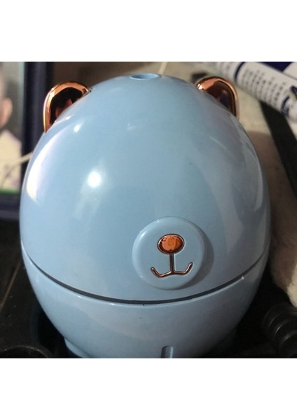 Hava Nemlendirici Sevimli Hayvan Mini Ev Küçük Aromaterapi Araba Yaratıcılık Ayı USB Nemlendirici LED Gece Lambası, Beyaz (Yurt Dışından) fırsatları