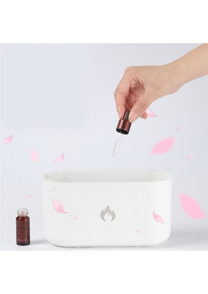 USB Hava Nemlendirici Ultrasonik Aromaterapi Nemlendiriciler Difüzörler 300 ml Yağ Difüzörü Nemlendirici Yatak Odası-Beyaz (Yurt Dışından) modelleri