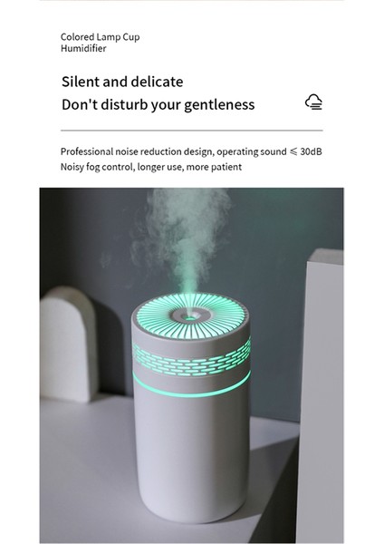Taşınabilir 250 ml Hava Nemlendirici Aromaterapi Humidificador Ev Araba Için USB Püskürtücü LED Renkli Gece Lambası Arıtma-B (Yurt Dışından) fiyatları