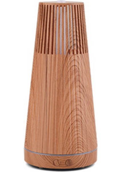 Elektrikli Hava Nemlendirici Esansiyel Aroma Yağı Difüzör Uzaktan Kumandalı Ahşap Tahıl Mini Mist Maker ve LED Işık A (Yurt Dışından)