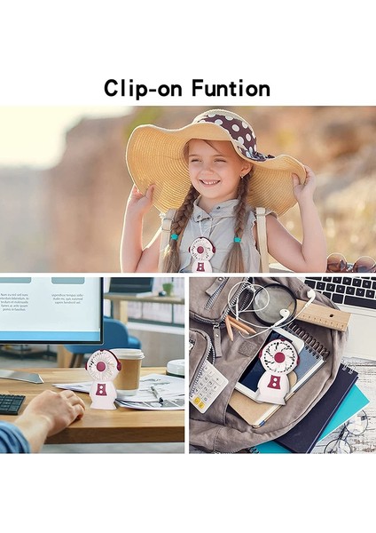 Mini El Fanı,taşınabilir Mini Fan,arka Plan Gradyanlı LED El Feneri,robot Gibi,kişisel Giyilebilir Boyun Bandı,kırmızı (Yurt Dışından)