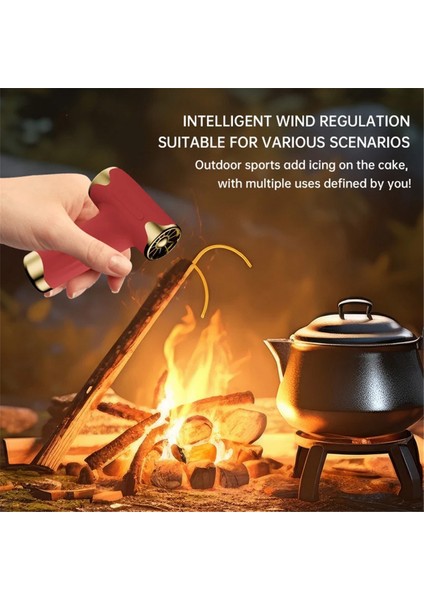 Fırçasız Motor Mini Turbo Jet Fan Güçlü Üfleyici 100000 Rpm Rüzgar Hızı 20 M/s Taşınabilir Açık Turbo Kanal Fanı Kırmızı (Yurt Dışından) fiyatları