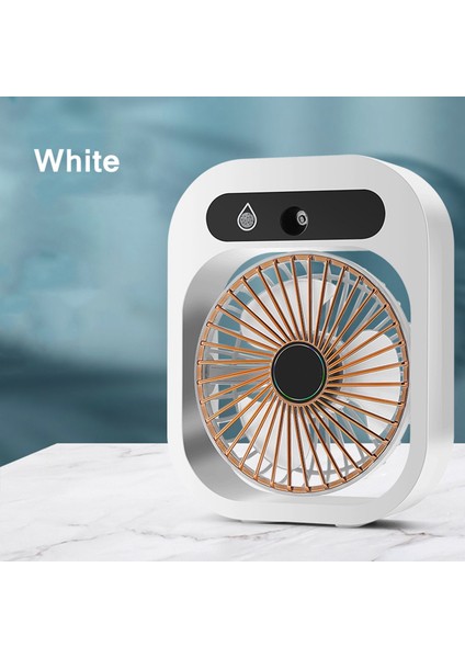 Masaüstü Su Püskürtme Sis Soğutma Fanı USB Ücretli 1200 Mah Ofis Mini Masa Klima Ayarlanabilir Fan Yeşil (Yurt Dışından) fiyatları