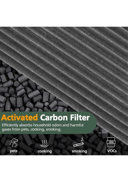 TP04 HP04 TP07 TP06 HP06 PH02 PH01 PH03 PH04 HP09 TP09 HP07 Hava Temizleme Filtresi Için 2'si 1 Arada Hepa ve Karbon Filtre (Yurt Dışından)