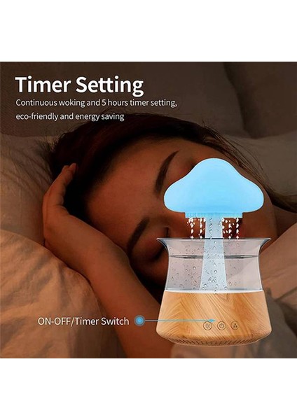 Hava Nemlendirici Yağmur Bulutu Gece Işığı Koku Dağıtıcı Relax Aromaterapi Lamba Sesleri Difüzör (Yurt Dışından) modelleri