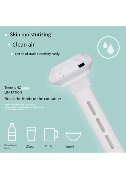 Mini Taşınabilir Nemlendirici, Ultra Sessiz Küçük USB Kişisel Nemlendiriciler, Konteyner Çeşitliliği, Seyahat, Araba, Ofis Için (Yurt Dışından) fırsatları