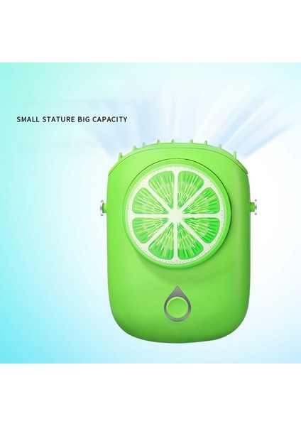 Mini Taşınabilir Bladeless Boyun Fanı USB Şarj Edilebilir Sessiz Soğutma Fanları 3 Hız Ayarlanabilir Fan Dış Hava Soğutucu Yeşil (Yurt Dışından)