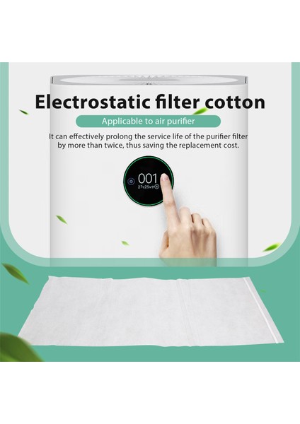 40 Sayfalık 28 Inç x 12 Inç Elektrostatik Filtre Pamuk, Mi Hava Temizleme Cihazı Için Hepa Filtreleme Ağı (Yurt Dışından)