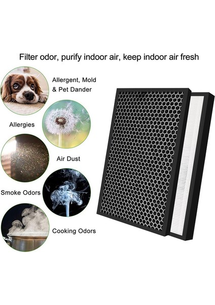 Sharp -A40E -840E -C70E -C70U Hava Temizleme Cihazı Parçaları Için Hepa Filtre FZ-A40HFE ve Aktif Karbon Filtre FZ-A40DFE (Yurt Dışından)