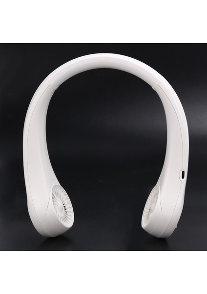 Taşınabilir Boyun Fanı, Eller Serbest 360° Kanatsız Küçük Fan 4000 Mah Şarj Edilebilir Pille Çalışan, Soğutma USB Kişisel Fan (Yurt Dışından)