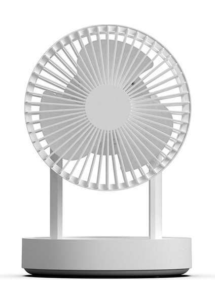 LED Işık ile Taşınabilir Fan 4000 Mah Şarj Edilebilir Dijital Ekran Uzaktan Kumanda Fan Yaz Fan Yatak Odası Masası Soğutma (Yurt Dışından)