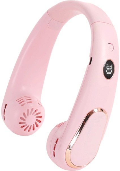 Eller Serbest Boyun Etrafında Fan Mini Şarj Edilebilir USB Boyun Fanı Eller Serbest Kapalı Açık Taşınabilir Hava Soğutucu Yaz Sıcak Için (Yurt Dışından)