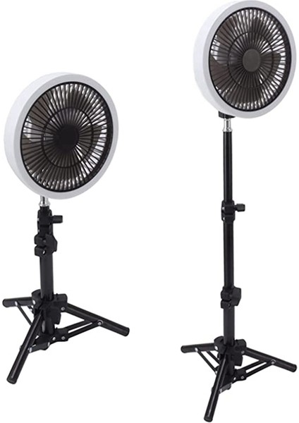 Şarj Edilebilir Dikey Fan Ev Tripod Ekran Fanı Yürüyüş Sallayarak Kafa Dikey Fan (Yurt Dışından)