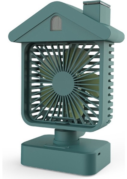 Şarj Su Soğutmalı Klima Fanı USB Ev Masaüstü Soğutma Çift Nemlendirici Ofis Soğutma Fanı Yeşil (Yurt Dışından)