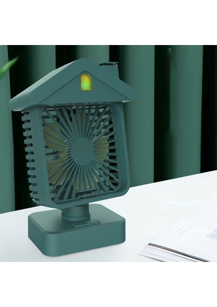 Şarj Su Soğutmalı Klima Fanı USB Ev Masaüstü Soğutma Çift Nemlendirici Ofis Soğutma Fanı Yeşil (Yurt Dışından) modelleri
