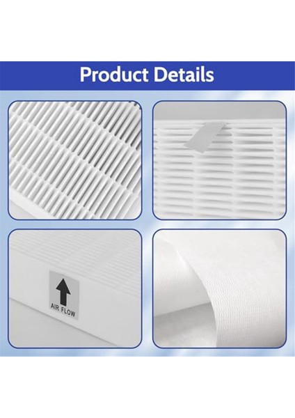 Hava Temizleme Cihazı Için Filtre HPA300, Hepa Filtre HPA300 HPA200 HPA100R Hrf-R3, Hrf-R2, Hrf-R1, 6 Adet (Yurt Dışından)