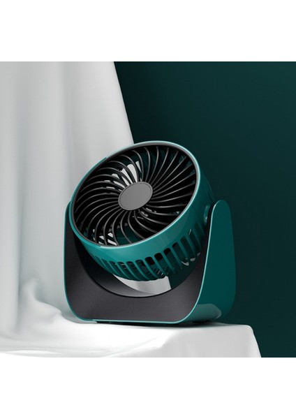 Taşınabilir USB Masa Fanı Mini 360 Derece Ayarlanabilir Hava Sirkülasyon Fanı Küçük Elektrikli Fan (Yurt Dışından)