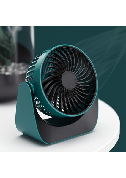 Taşınabilir USB Masa Fanı Mini 360 Derece Ayarlanabilir Hava Sirkülasyon Fanı Küçük Elektrikli Fan (Yurt Dışından)