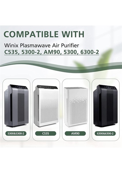 115115 Plasmawave C535, 5300-2, 6300-2, 5300, 6300, P300, AM90, 9000, 5000, 5000B, C909 Için Yedek Filtreler (Yurt Dışından)