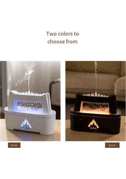 Simülasyon Yağmur Damlası Alev Aromaterapi Hava Nemlendirici Uçucu Yağ Difüzörü Ev Difüzör Beyaz Ab Tak (Yurt Dışından) fiyatları