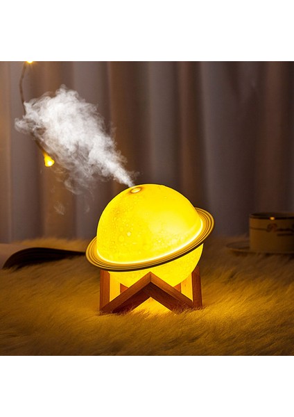 Ay Lambası Serin Buharlı Nemlendirici Yatak Odası Için LED Gece Lambası Nemlendirici ve Uçucu Yağ Difüzörü USB Nemlendiriciler (Yurt Dışından)