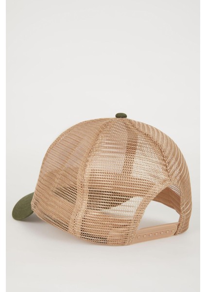 Erkek Etiket Baskılı Dokuma Beyzbol Basketbol Şapkası B7994AX24SM indirimleri