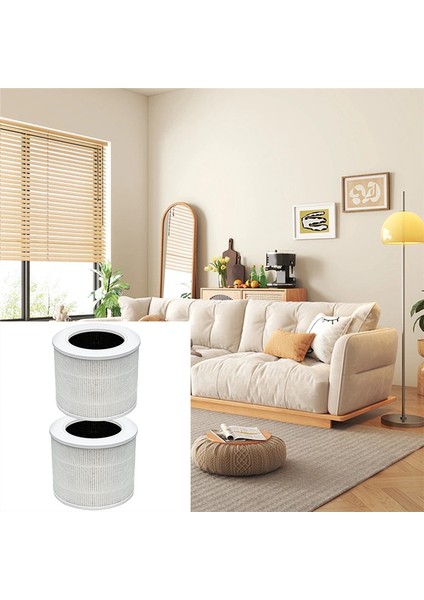 Core Mini Hava Temizleme Cihazı ile Uyumlu Core Mini Yedek Filtre, Core Mini-Rf Gerçek Hepa Filtre, 2'li Paket (Yurt Dışından)