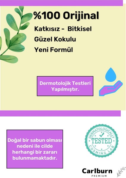 Özel Doğal Bitkisel El Yüz Vücut Saç Cilt Vegan 5'Li Eşek Sütü Sabunu