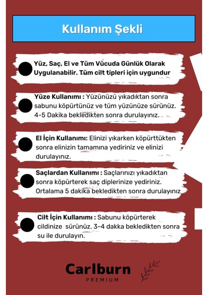 Özel Doğal Organik Güzel Kokulu El Yüz Saç Vücut Cilt 3'Lü Nar Sabunu fırsatları