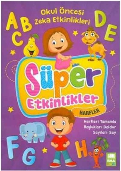 Çocuk Süper Etkinlikler Kitabı Harfler