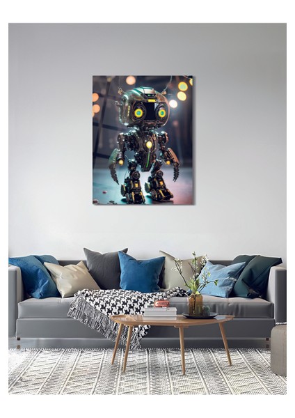 Sevimli Robot Cam Tablo - Mod060