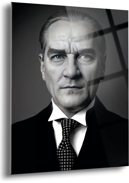 Atatürk Cam Tablo - Cam Tablolar - Atatürk Tablo - Atatürk Portresi - Atatürk Tablosu - Ata087
