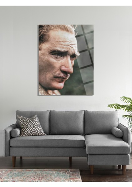 Atatürk Cam Tablo - Cam Tablolar - Atatürk Tablo - Atatürk Portresi - Atatürk Tablosu - Ata040 modelleri