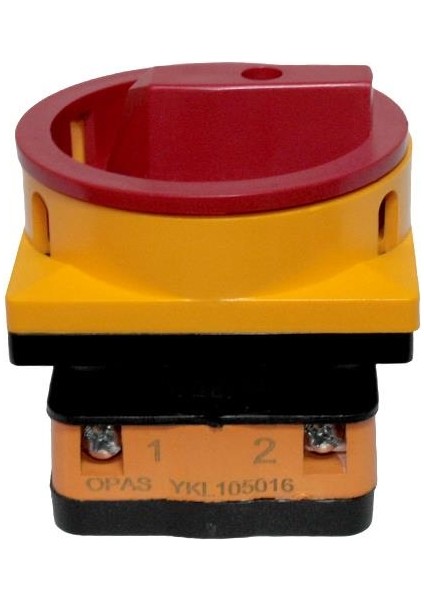 1 X 16A 1-0-2 Kutup Değiştirici Kilitli Şalter