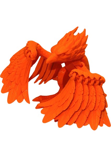 3D Hareketli Anka Kuşu Figürlü Oyuncak - Turuncu indirimleri