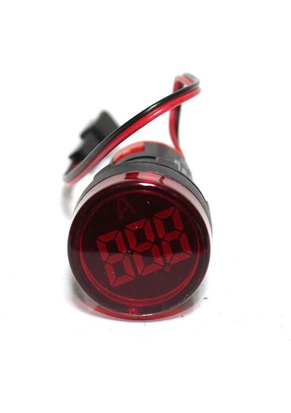 22Mm 0-100A Ledli Akım Trafolu Ampermetre Kırmızı fiyatları