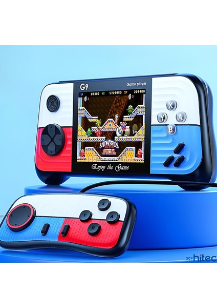 G9 Retro 3.0 Inç Tv Bağlanan 2.joystickli Oyun Konsolu Mavi (666 Klasik Oyunlar) fiyatları