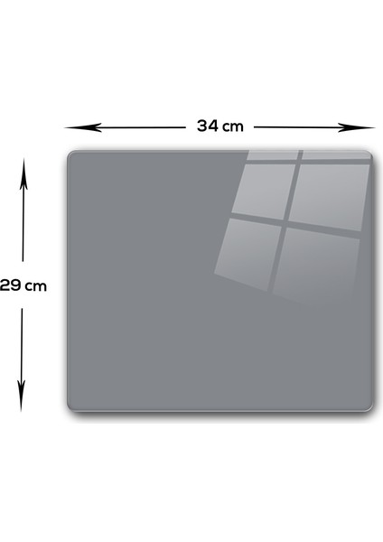 Düz Renk - Gri | Cam kesme Tahtası - Cam Kesme Tablası | 29cm x 34cm indirimleri