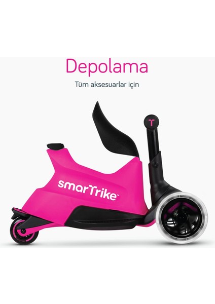 Xtend Büyüyebilen Ride On Scooter (1 - 12 Yaş) - Pink
