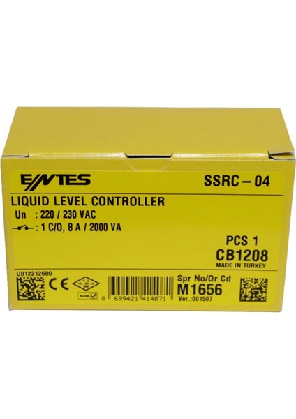Ssrc-04 Sıvı Seviye Kontrol Rölesi